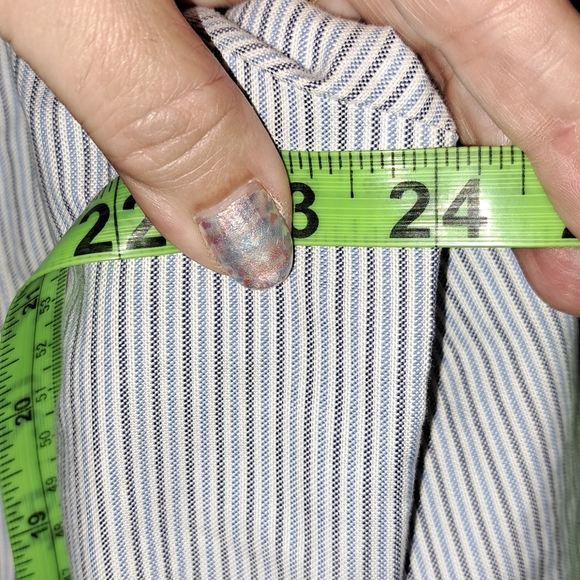 Brooks Brothers Shirt Mens Large 16.5 Button Up Striped Long Sleeve 100% Supima - Picture 7 of 8
